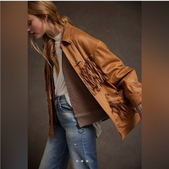 We The Free Jackets & Blazers - We The Free Knox Vegan Fringe Jacket